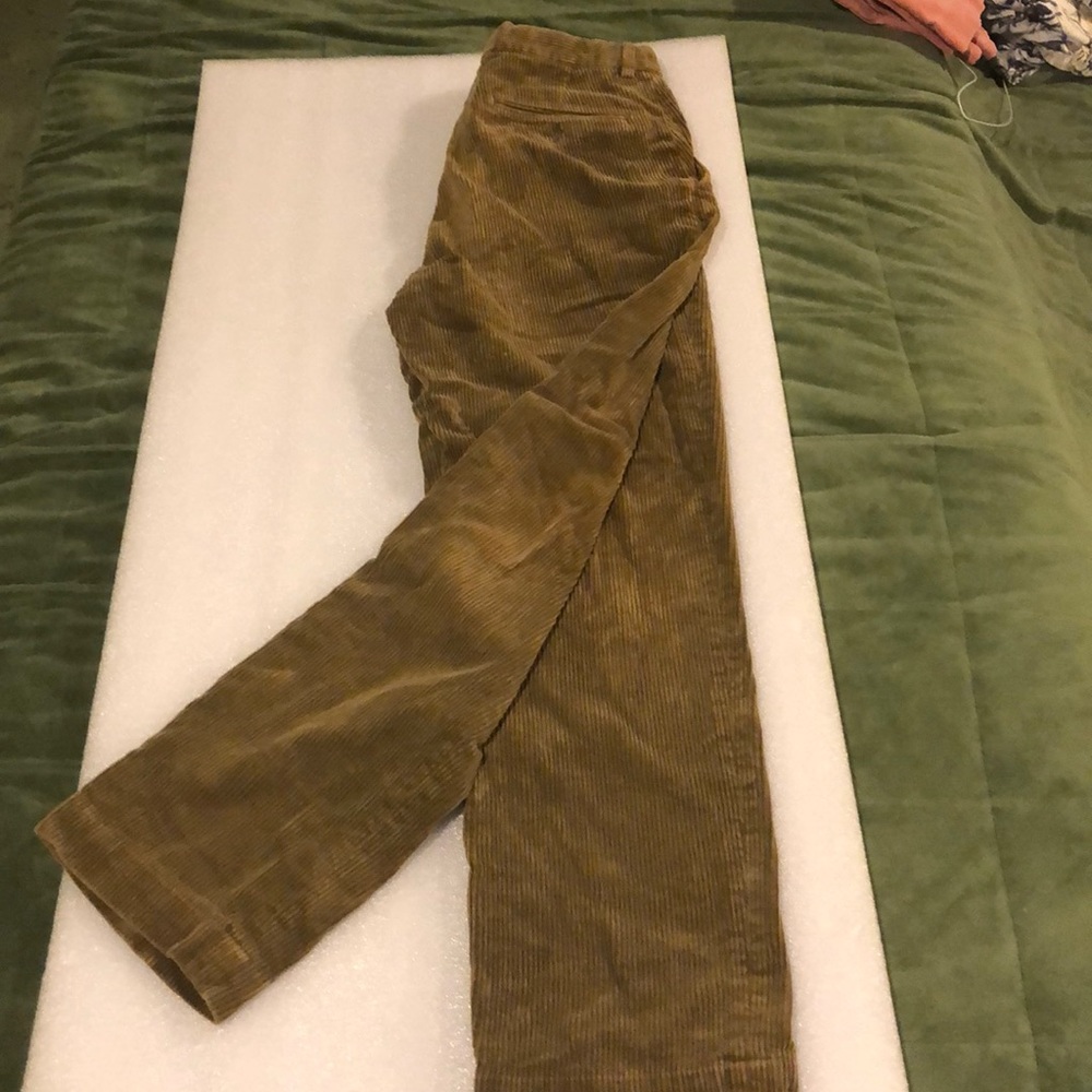 Corduroy pants .